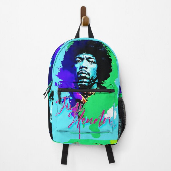 Item preview, Portrait of Jimi Hendrix painted in graffiti style designed and sold by BubblyDelight.