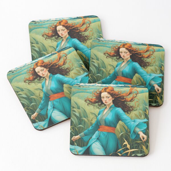 Item preview, Lovely Turquoise Woman - Cool Art designed and sold by joejiing.