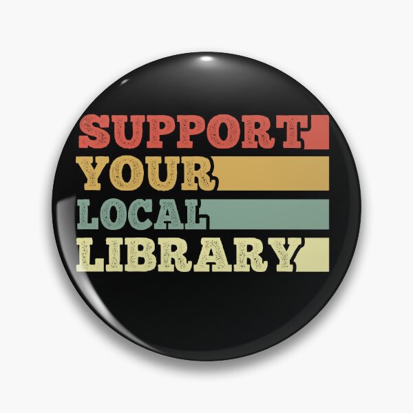 Item preview, Support your local library vintage designed and sold by AdelDa19.