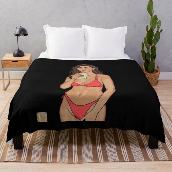 Vista previa del artículo con la obra «Bikini - Hermosa Chica Marrón Rojo Con Estilo», diseñado y vendido por LoveandNature.