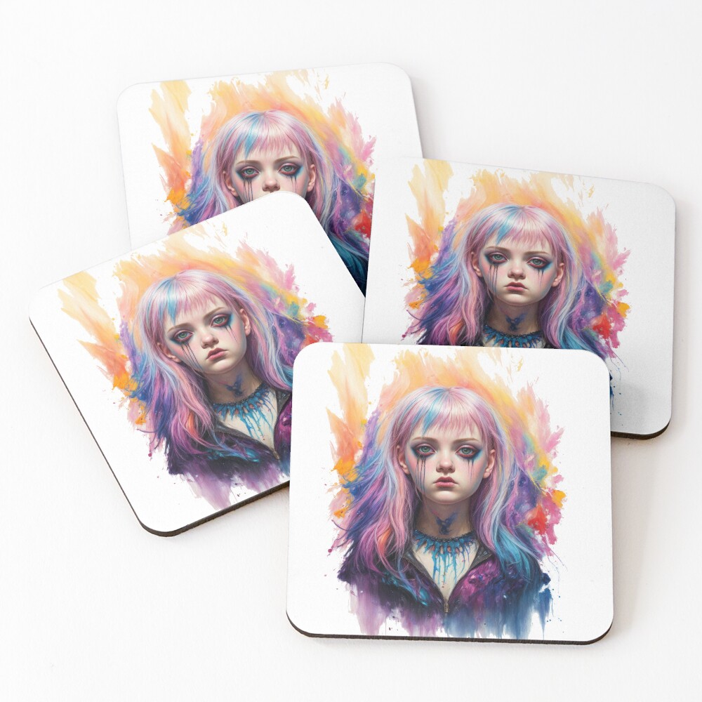 Item preview, Coasters (Set of 4) designed and sold by ThreadedTales.