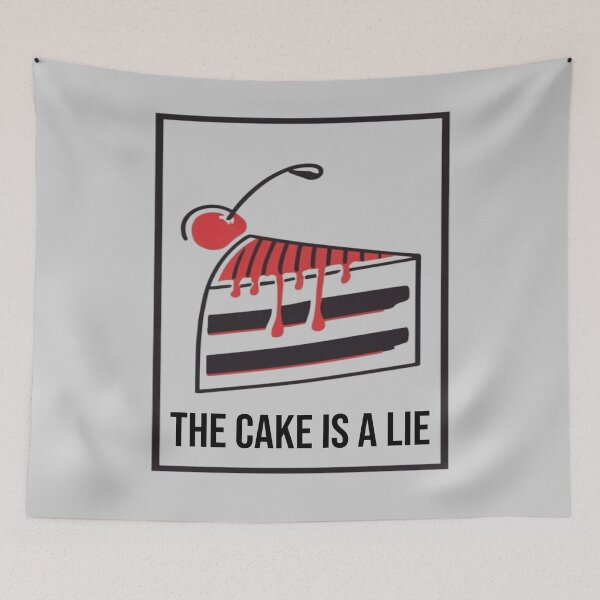 Item preview, The cake is a lie designed and sold by UrbanGraphixs.