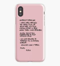 Klaroline Letter iPhone Case