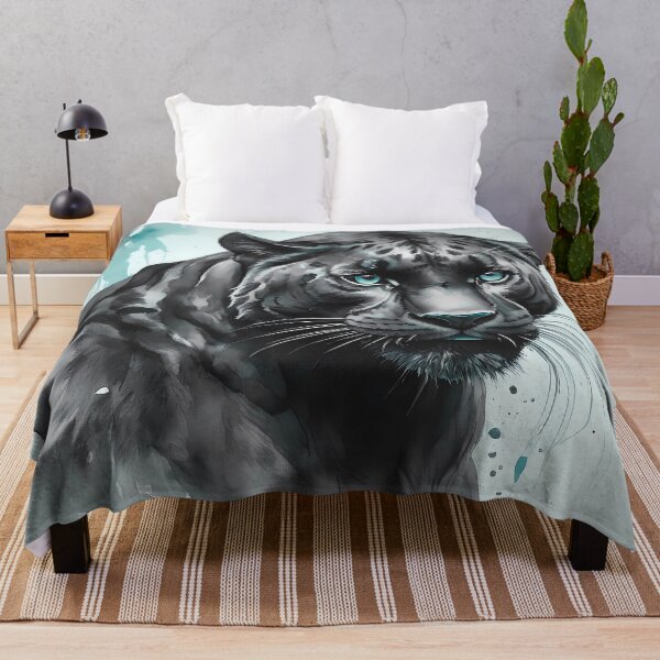 Item preview, Black panther in watercolor design designed and sold by randrdesign.