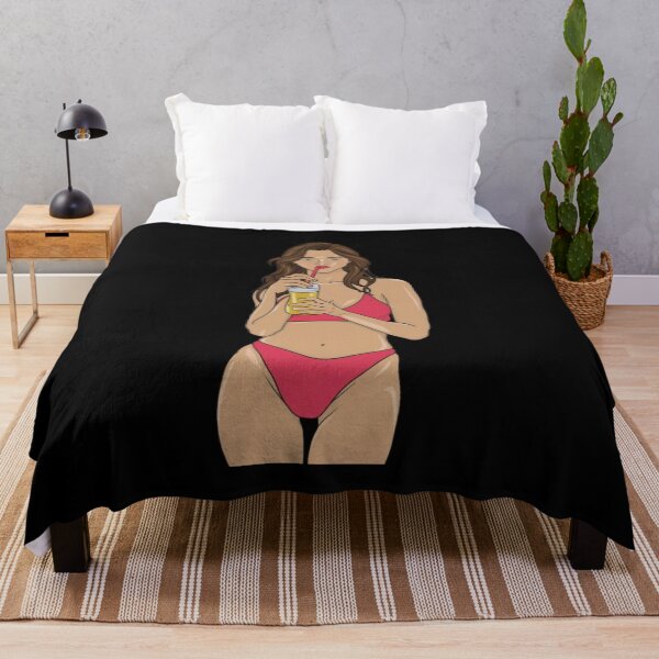 Vista previa del artículo con la obra «Bikini - Hermosa Chica En Bikini Rosa Marrón Con Estilo», diseñado y vendido por LoveandNature.
