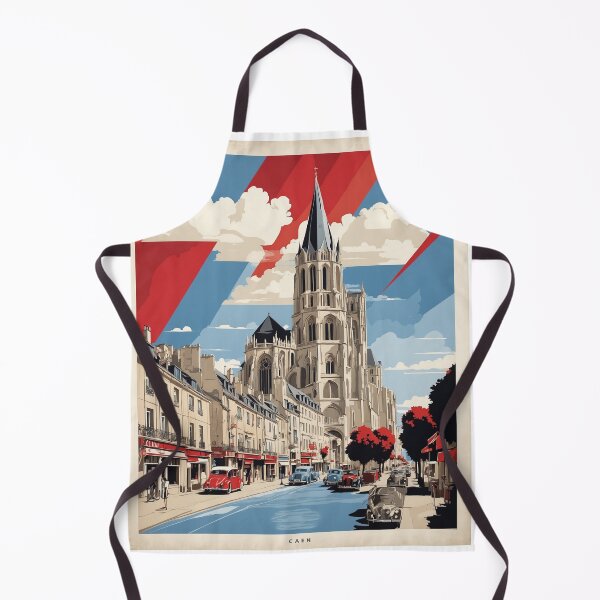 Item preview, Caen France Vintage Poster Tourism designed and sold by TravelersGems.