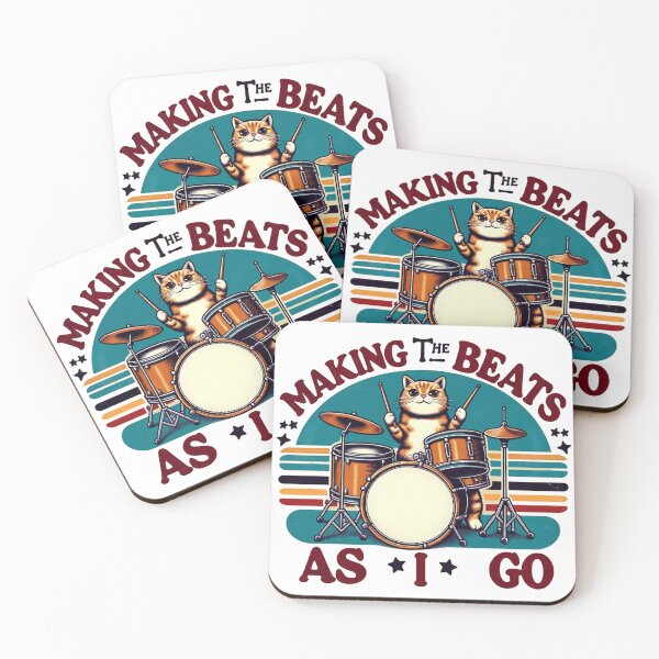 Item preview, Cat Drums designed and sold by UmaKitzler.