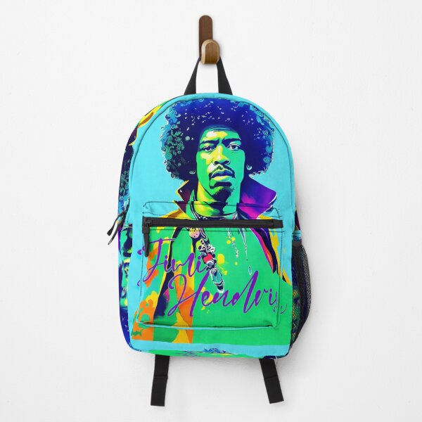 Item preview, Portrait of Jimi Hendrix painted in graffiti style designed and sold by BubblyDelight.