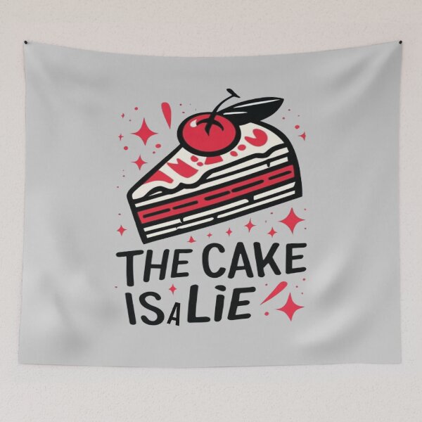 Item preview, The cake is a lie designed and sold by UrbanGraphixs.