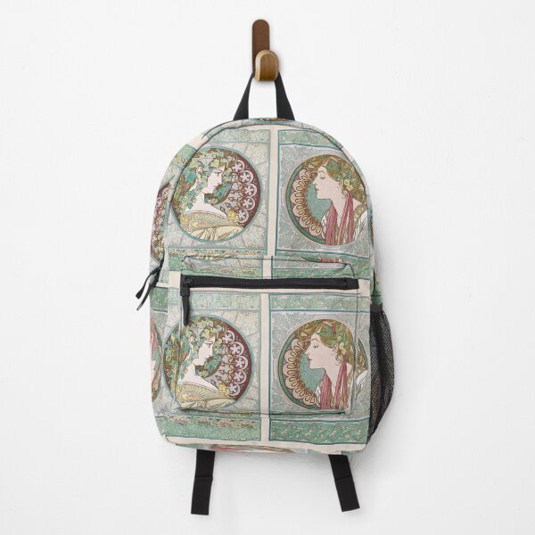 Item preview, HD. Ivy and Laurel, by Alphonse Mucha (Original colors) HIGH DEFINITION designed and sold by MINDTHECHERRY.