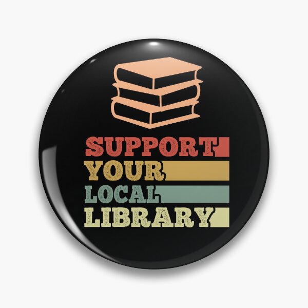 Item preview, Support your local library vintage designed and sold by AdelDa19.