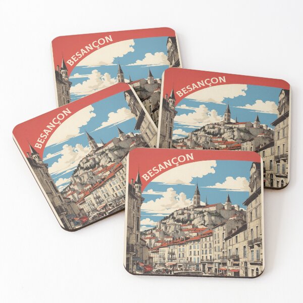 Item preview, Besançon France Vintage Poster Tourism designed and sold by TravelersGems.