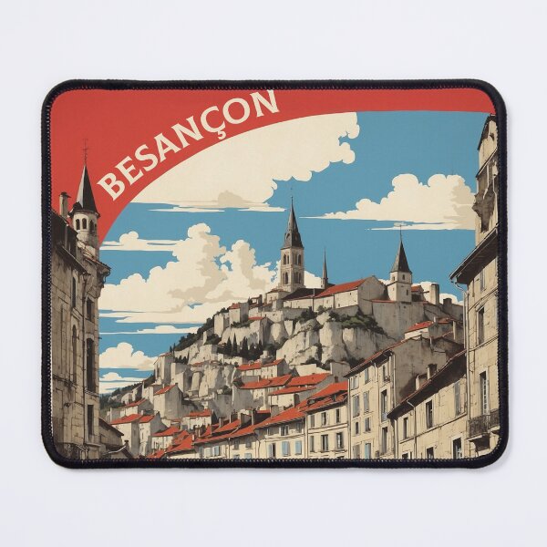 Item preview, Besançon France Vintage Poster Tourism designed and sold by TravelersGems.