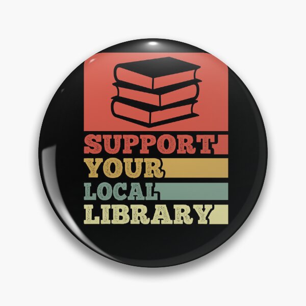 Item preview, Support your local library vintage designed and sold by AdelDa19.