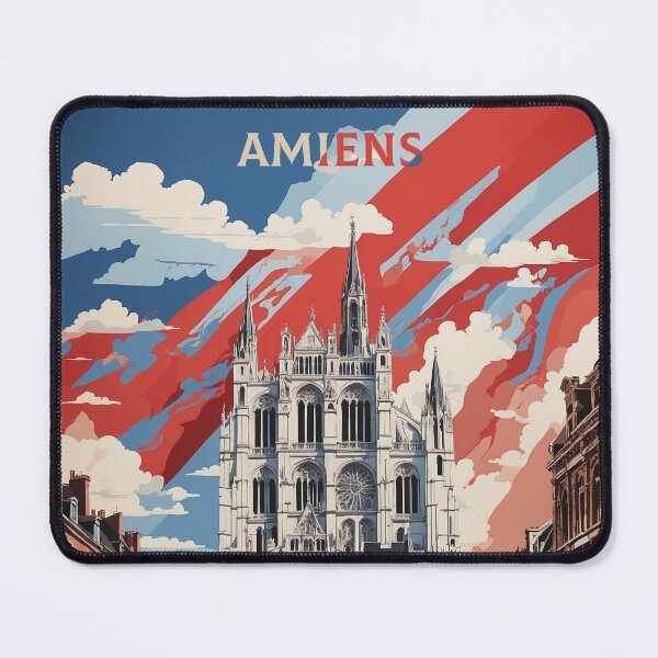Item preview, Amiens France Vintage Poster Tourism designed and sold by TravelersGems.