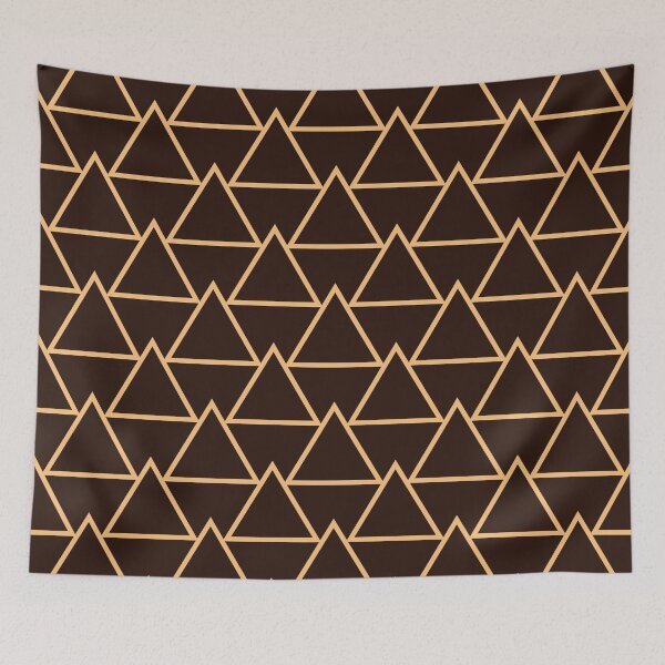 Item preview, Triangles pattern,brown,beige designed and sold by cutecrazytshirt.