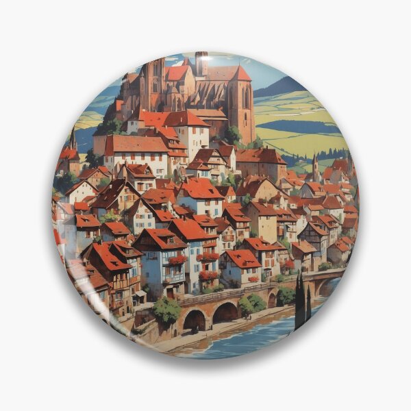 Item preview, Amiens France Vintage Poster Tourism designed and sold by TravelersGems.