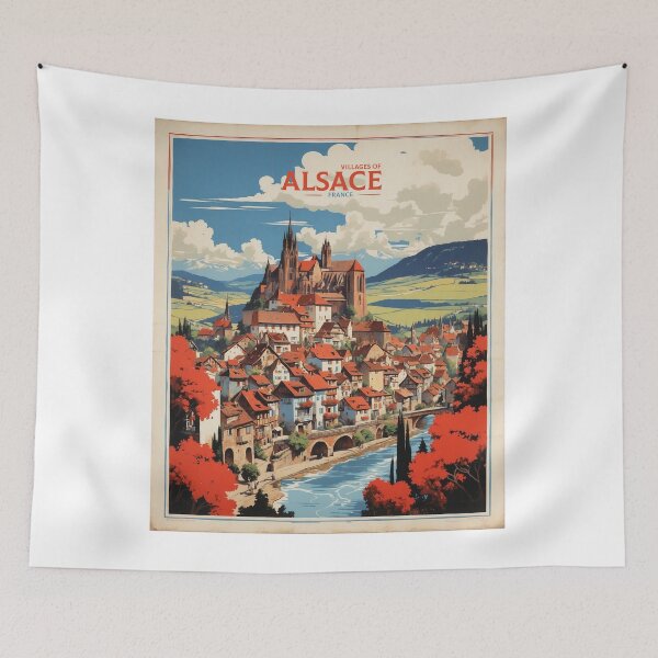 Item preview, Amiens France Vintage Poster Tourism designed and sold by TravelersGems.