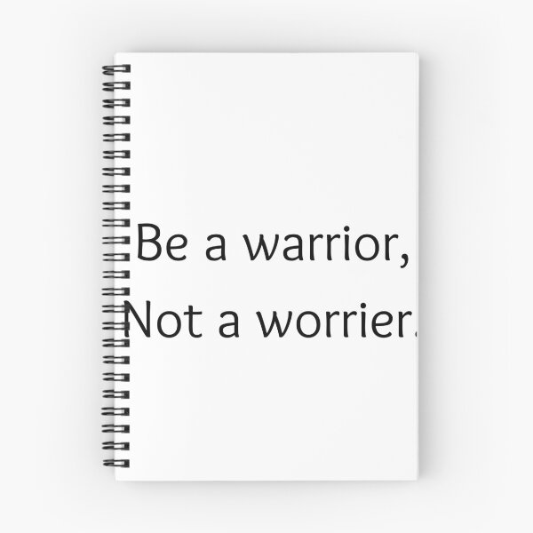 Item preview, Be a warrior not a worrier  designed and sold by motivationhood.