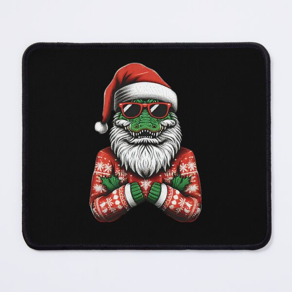 Item preview, Ugly Sweater Christmas Alligator Lover Santa Hat Animals  designed and sold by SlocifieShop.