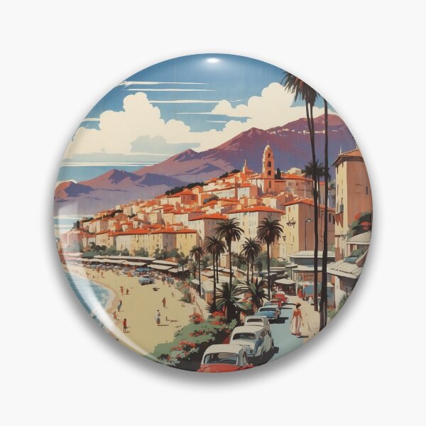 Item preview, Ajaccio Corsica France Vintage Poster Tourism designed and sold by TravelersGems.