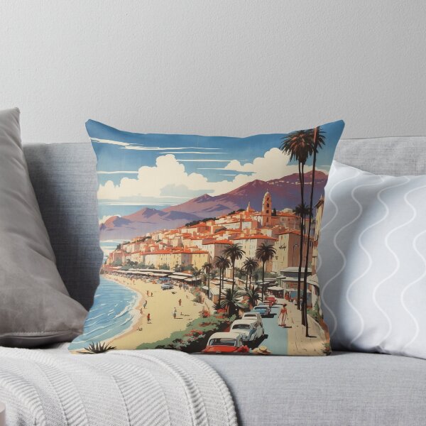 Item preview, Ajaccio Corsica France Vintage Poster Tourism designed and sold by TravelersGems.