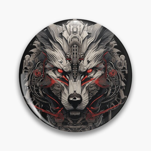 Item preview, Heavy Metal Mecha Wolf Head designed and sold by EternalDelight1.