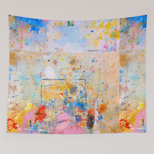 Item preview, cloth where all drops of paint fall designed and sold by Tereza Pilar  Art.