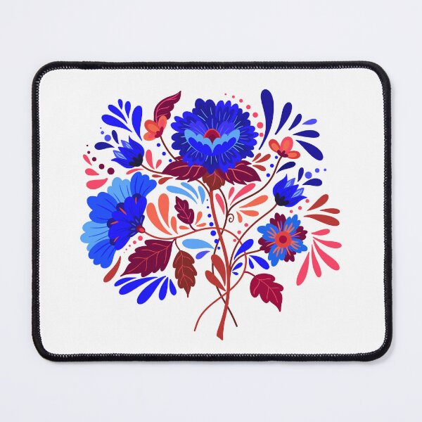 Item preview, balkan hungarian floral folk art with scandinavian vibe designed and sold by Bohe.mie.an.