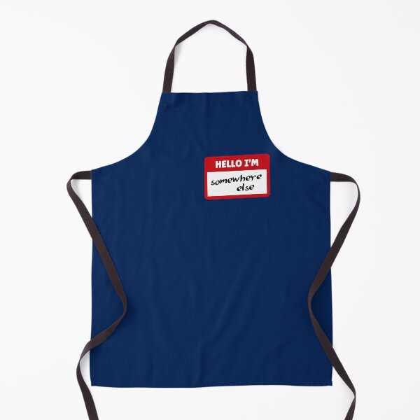 Item preview, Hello I'm somewhere else | Funny Name Tag designed and sold by 4TeeToo.