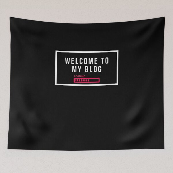 Item preview, Welcome To My Blog - Funny Quote designed and sold by FridPix.