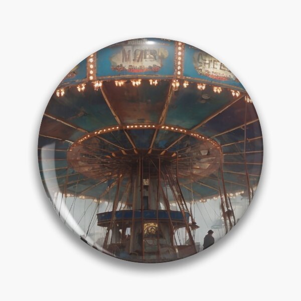 Item preview, Old ferris wheel and carousel designed and sold by M-Y-A-R-T-.