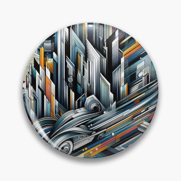 Item preview, Futuristic Horizons designed and sold by TextileTrove.