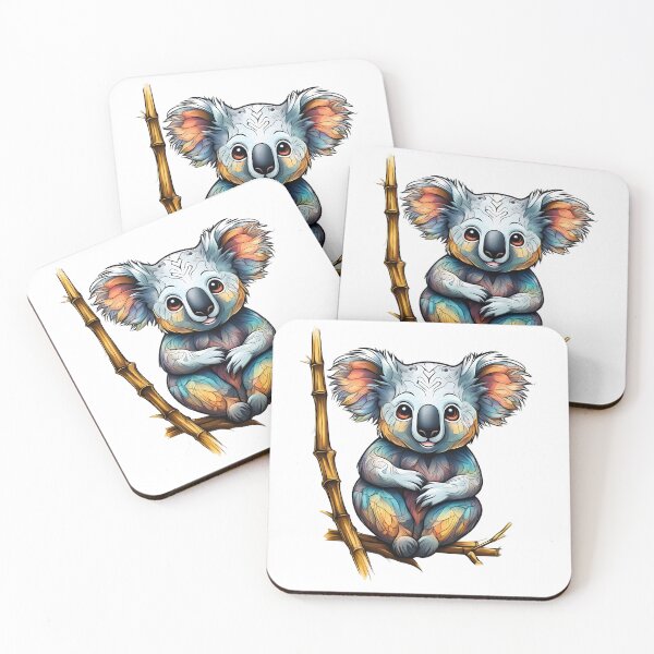 Item preview, Aesthetic Portrait: Koala Serenity Harmonious Hues designed and sold by Noorkin.
