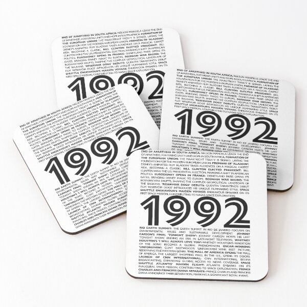 Item preview, 1992 Time Capsule Collection: Unique Birthday Gifts for the Vintage Soul designed and sold by ShobulousStudio.