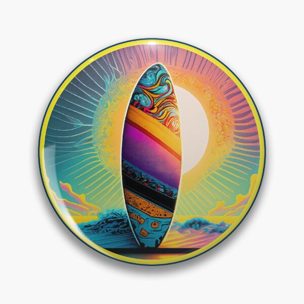 Item preview, Psychedelic Surfboard designed and sold by NPStudio.