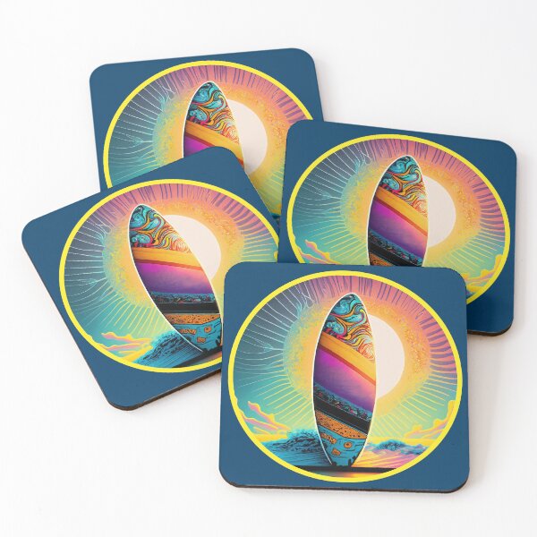Item preview, Psychedelic Surfboard designed and sold by NPStudio.