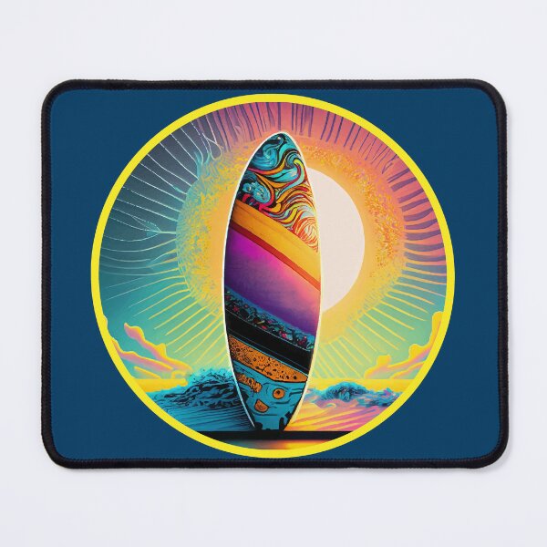 Item preview, Psychedelic Surfboard designed and sold by NPStudio.