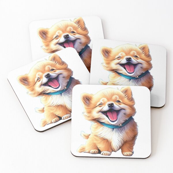 Item preview, CUTE DOG laughing designed and sold by 123JUST4U.