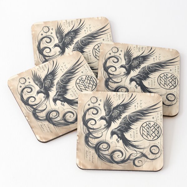 Item preview, Norse Ravens  Hugin and Munin designed and sold by Truck Stop One.