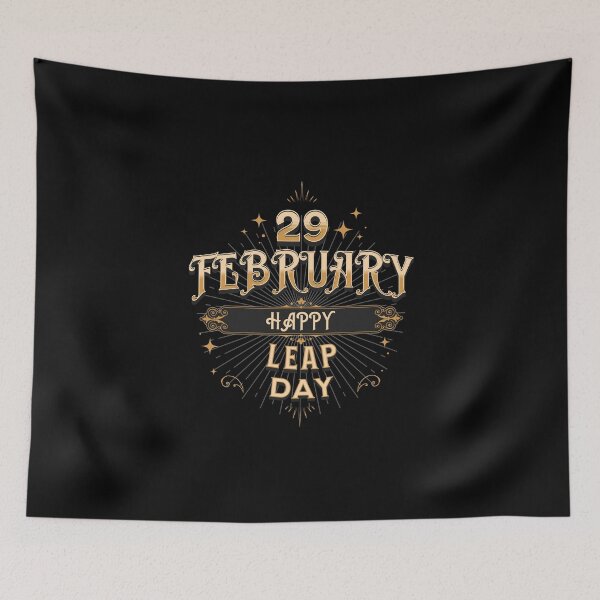 Item preview, "Vintage Leap Day Celebration - Retro February 29th Greeting Design" designed and sold by ChromaticBlend.