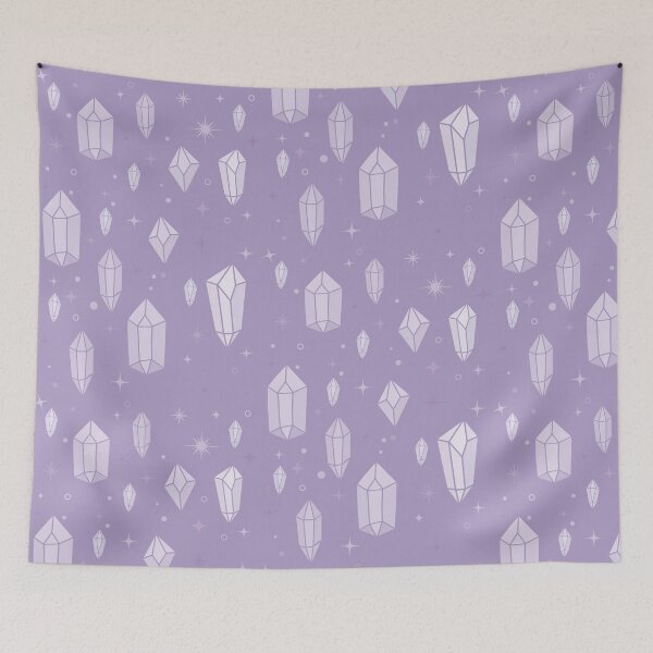 Item preview, Pastel purple crystal pattern designed and sold by Crystalmoonbabe.