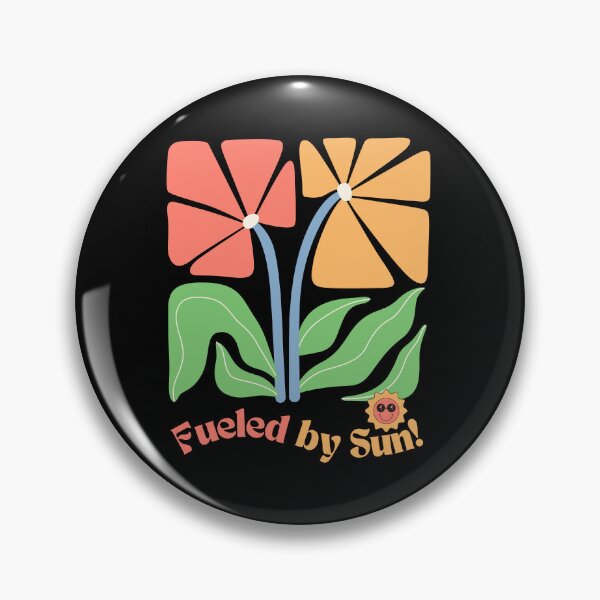 Item preview, Fueled By Sun Funny Retro Wild Flowers Plantlife International designed and sold by MotivaChic.