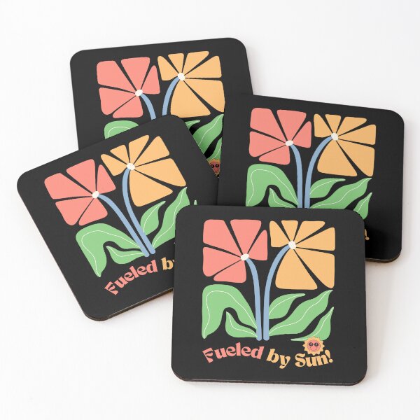 Item preview, Fueled By Sun Funny Retro Wild Flowers Plantlife International designed and sold by MotivaChic.