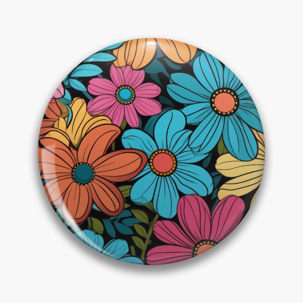 Artikelvorschau, mehrfarbige Blumen entworfen und verkauft von focus-shop.