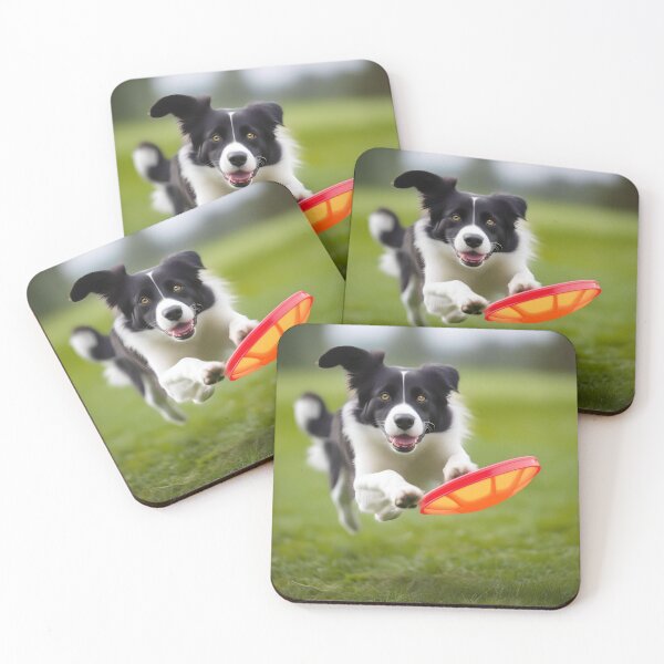 Item preview, FRISBY CHASING DOG designed and sold by PIGCASSOSAIART.