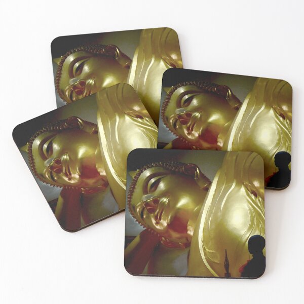 Item preview, Massive reclining Buddha and silhouettes. Phra Pathom Chedi,  Thailand designed and sold by JonDelorme.