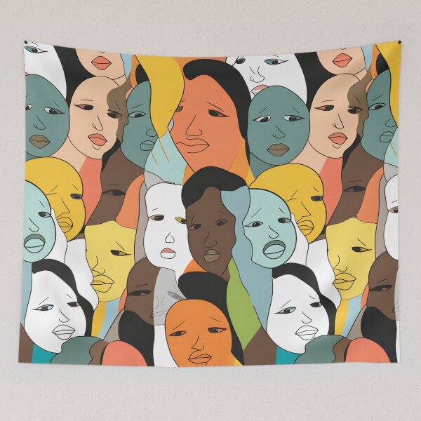 Item preview, Uniformity in Diversity: Faces of the Future designed and sold by dogwoofwoof.