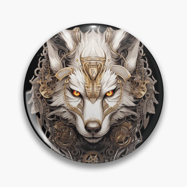 Item preview, White Steampunk Wolf designed and sold by EternalDelight1.