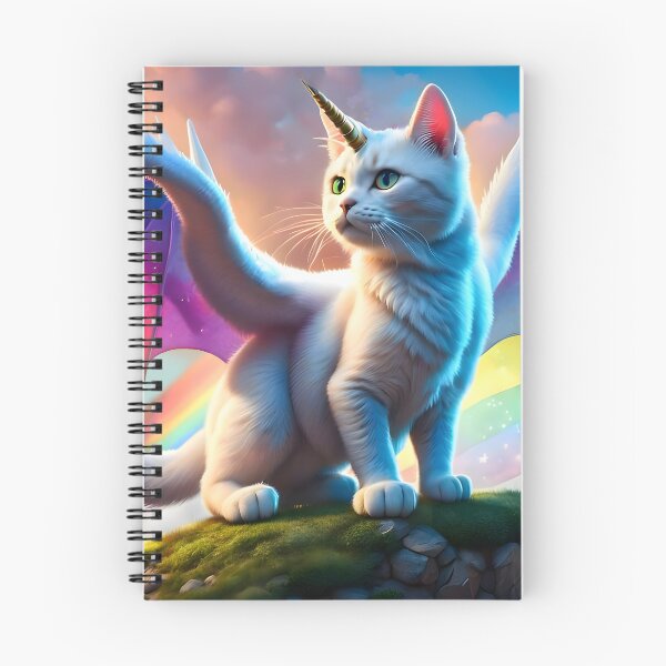 Item preview, Winged unicorn cat overlooks the valley designed and sold by LordFalcon.